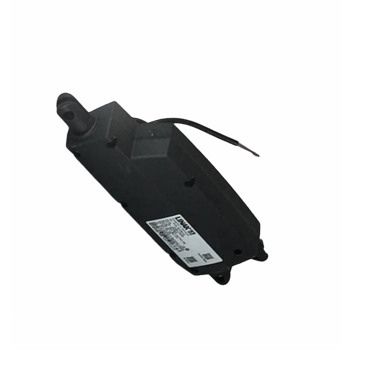 Schwarzer Linearaktuator mit Kabel für Antriebsmotor LINAK für Attack Pelletkessel und Attack Wood