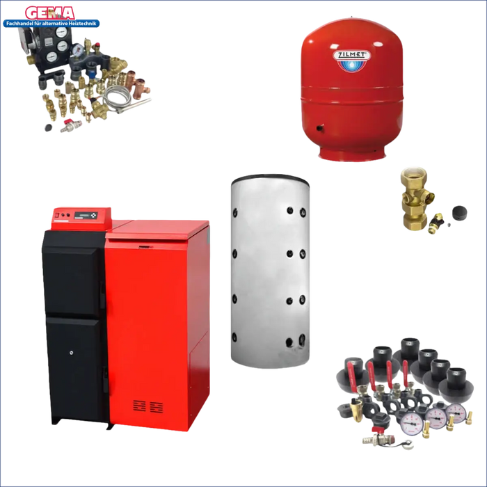 Heizungssystemkomponenten für Thermoflux Pelling 25/75 mit Pufferspeicher ohne WT