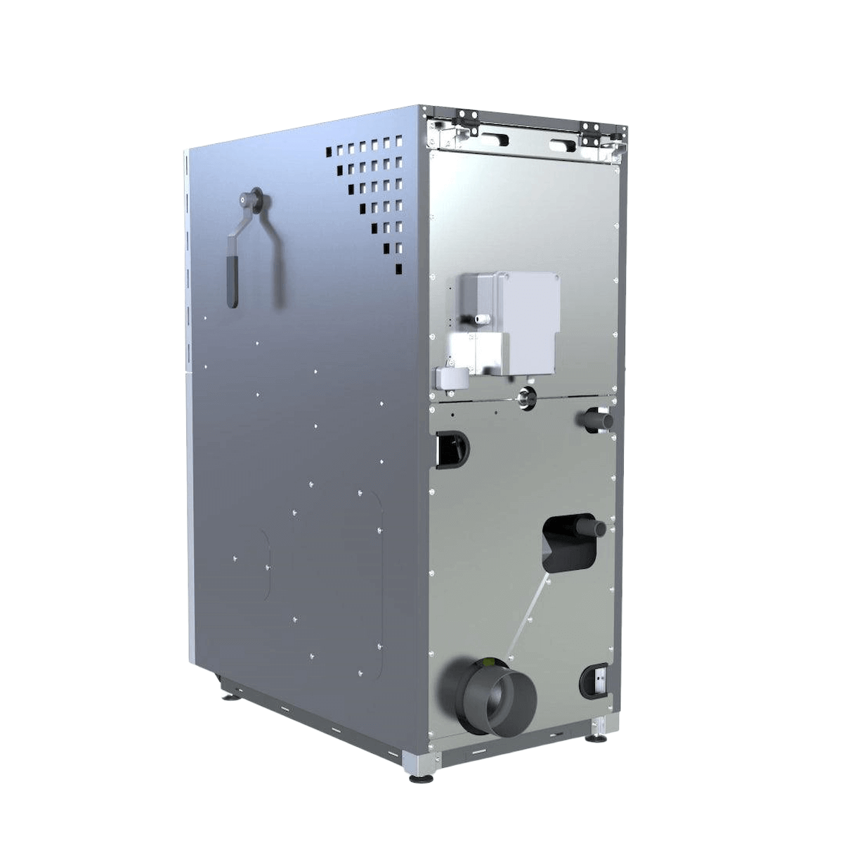 Defro Epsilon F 10 kW Pelletkessel 🔥 mit automatischer Brennerreinigung und Ascheaustragung, effizient und umweltfreundlich.