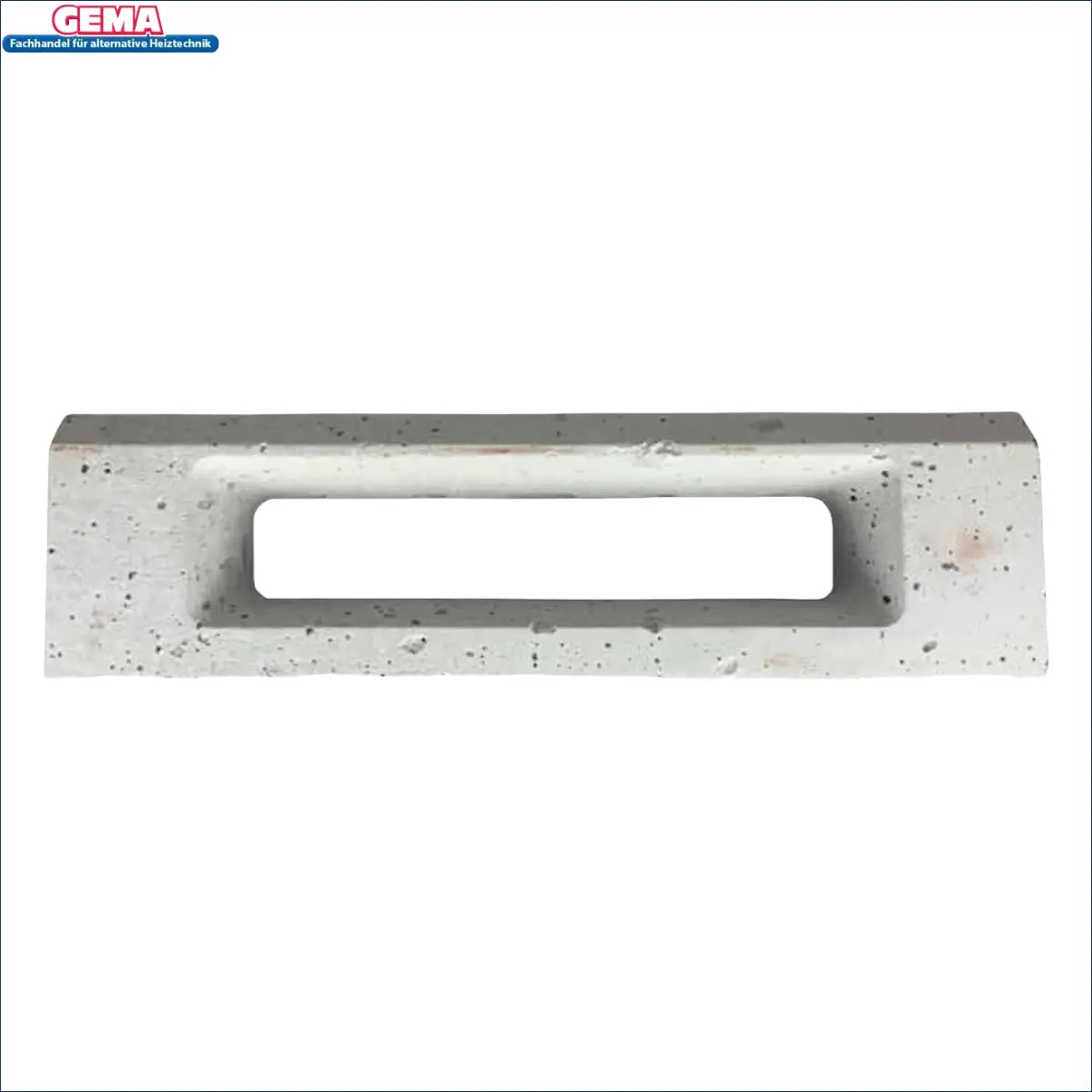 Original Defro Dämmstein für Heizkessel mit rechteckigem Betonblock und Zentralschlitz