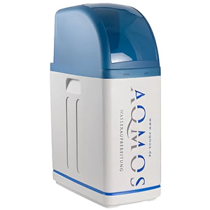 Weiße und blaue Wasserenthärtungsanlage R2D2 - 32 mit 1-Zoll Anschluss-Set