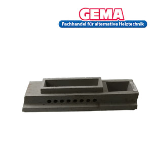 Grauer Betonblock mit Löchern für Düsenstein Angriff SLX Original Ersatzteil