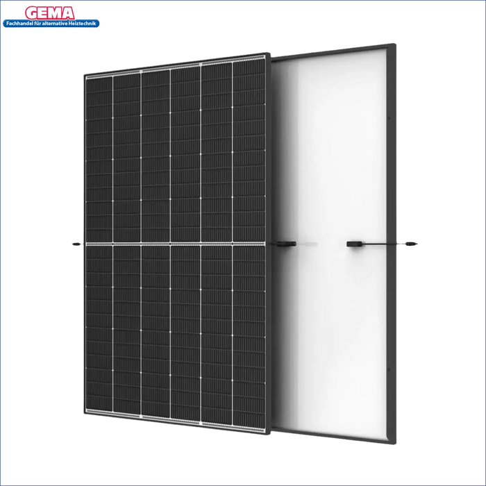 Schwarzes Solar-Panel für 6 kWp PV-Anlage mit Trina 440Wp Glas-Glas Rahmen