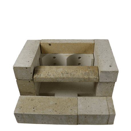 MPM DS Wood 18kW Schamottsteine komplett.