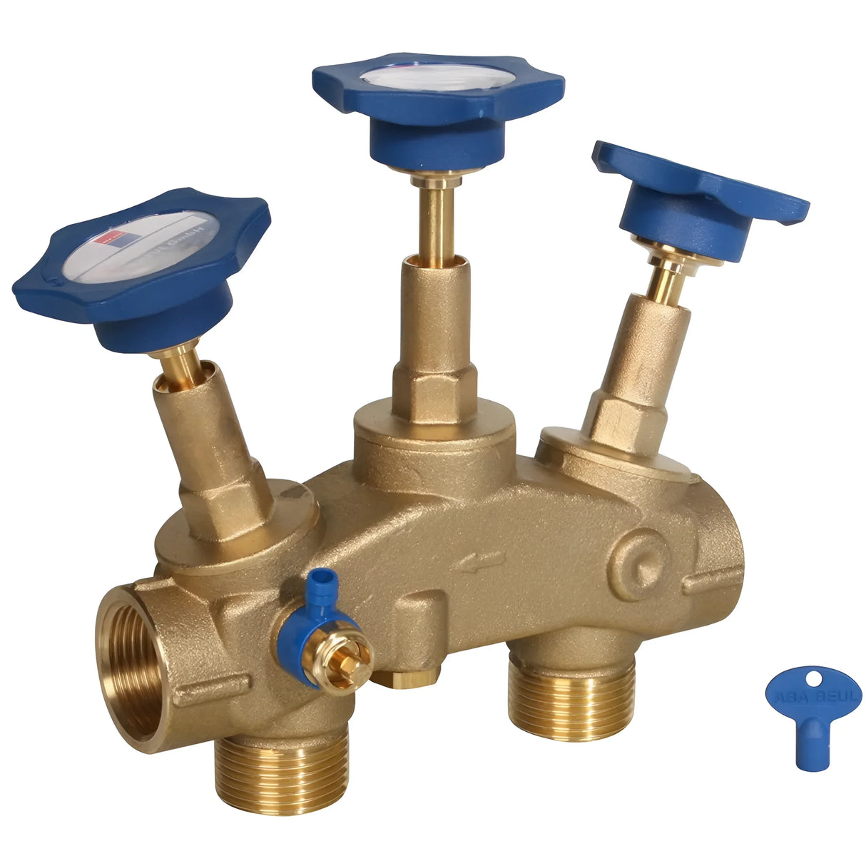 Wasserenthärtungsanlage - Entkalkungsanlage R2D2 - 48 mit 1" Anschluss-Set & Montageblock 1".