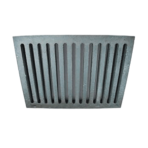 Original Gussrost für Defro DS 20kW Heizkessel, 350x250x35mm, Gusseisen, vertikale Schlitze