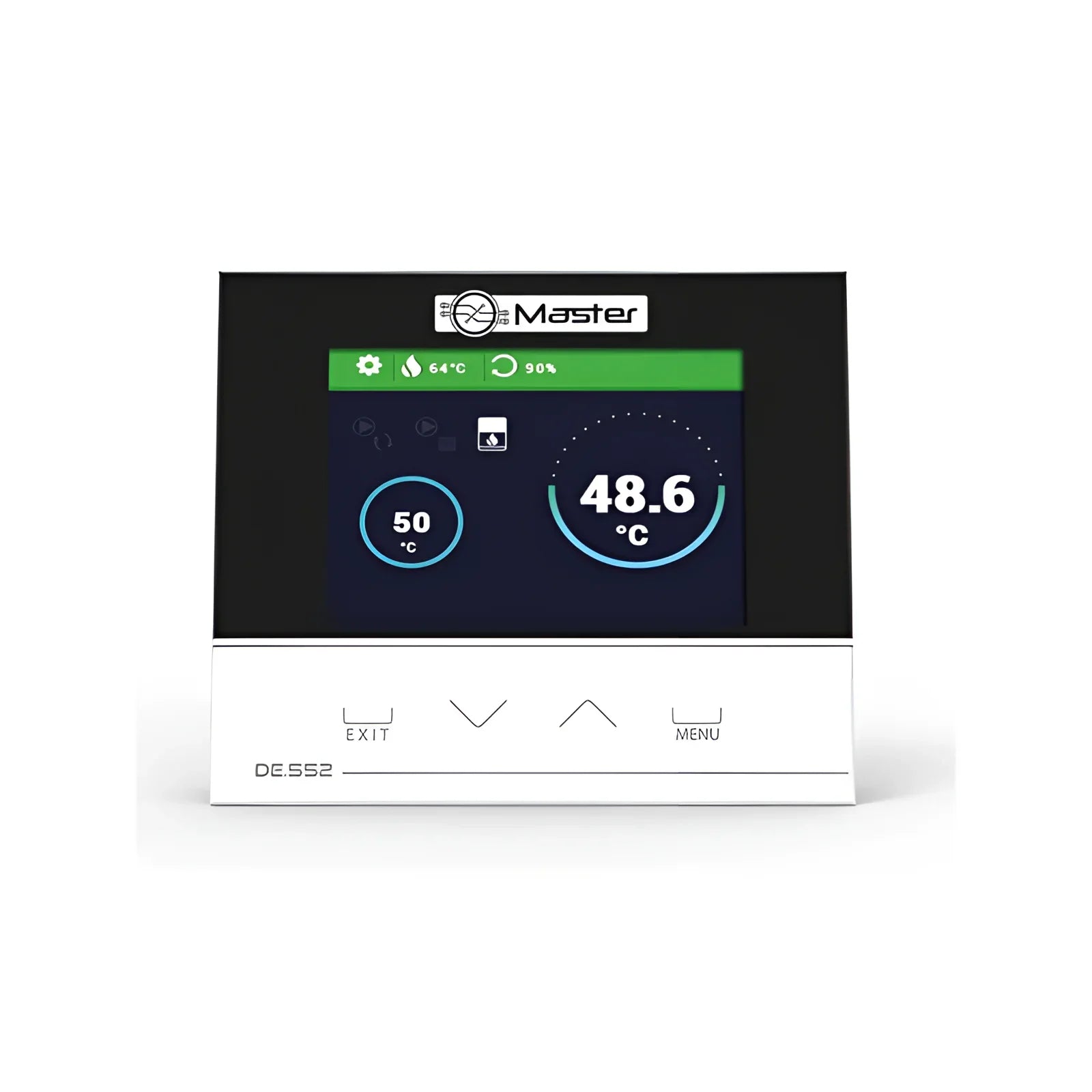 Digitaler Thermostat mit Display für präzise Steuerung der wasserführenden Kaminöfen