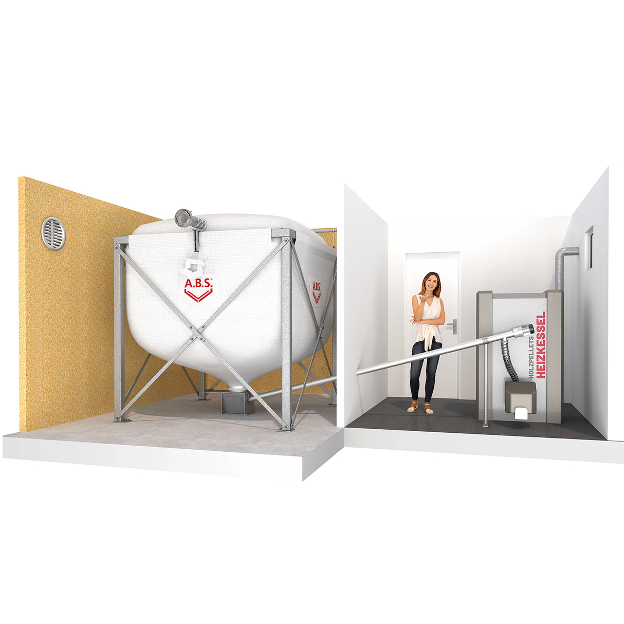 A.B.S. Silo à granulés Flexilo Standard