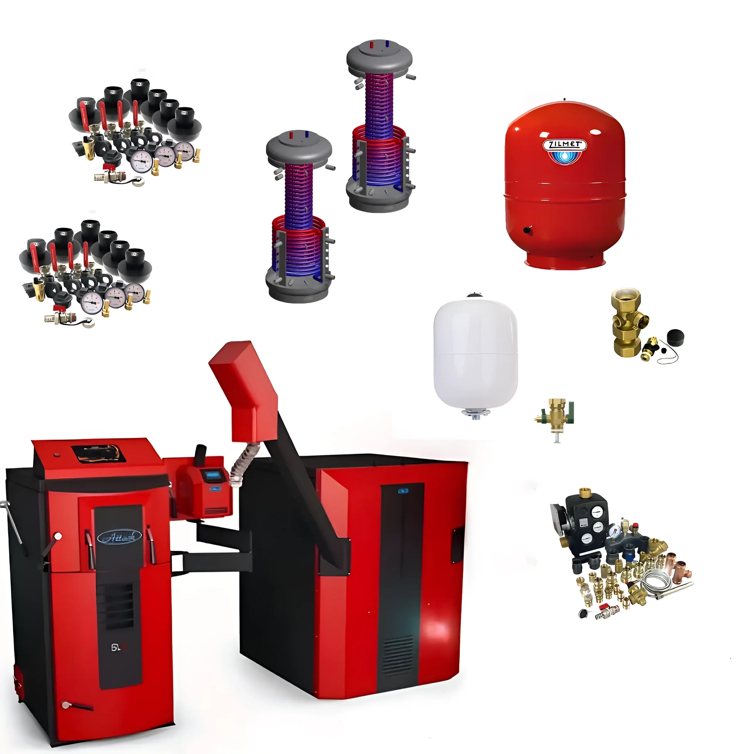 Angesagtes Komplettpaket 🔥 Attack SLXCP 20 kW Pelletskessel & Hygienespeicher mit Zubehör für moderne Heizlösungen.