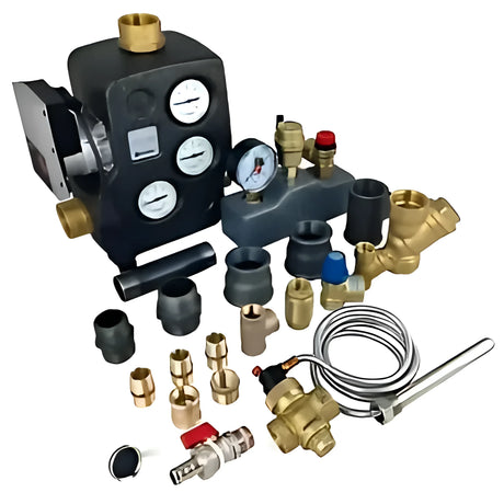 Komplettpaket Attack SLXCP 20 kW Pelletskessel mit Hygienespeicher.