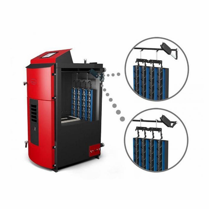 Attack SLX Kombikessel für Holz und Pellets 30 kW