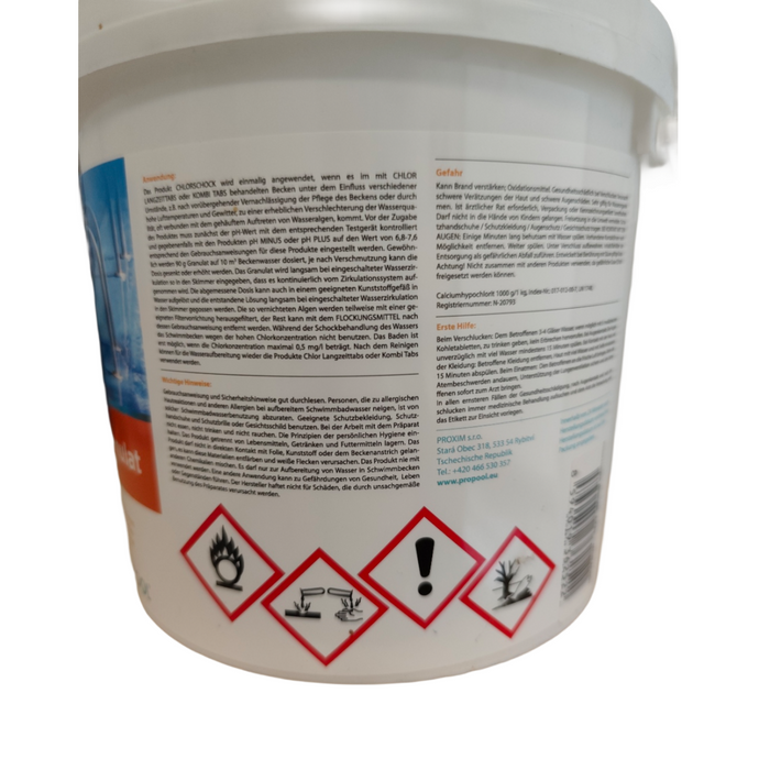 Chlorschock Granulat für Schwimmbaddesinfektion 🏊‍♂️ schnelle Löslichkeit 💧 sicher und effektiv!