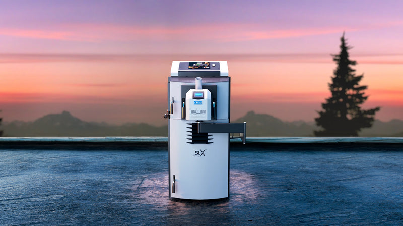 Caldera mixta Attack SLX 35 kW - leña y pellet - eficiente & Versátil