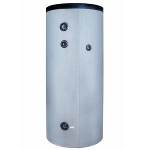 Stehender Warmwasserspeicher Sunex Fish S8 X aus S235JR mit Anschlussports