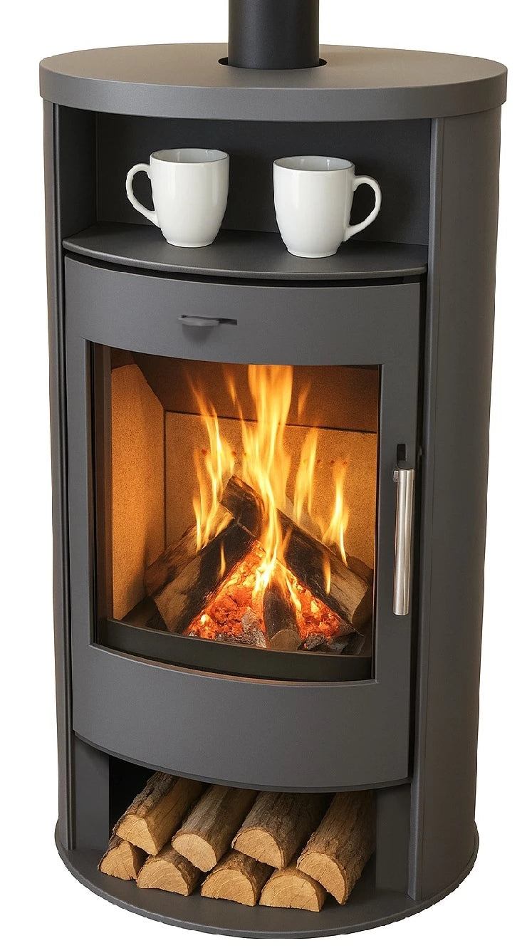 Okrągły kominek premium TORONTO