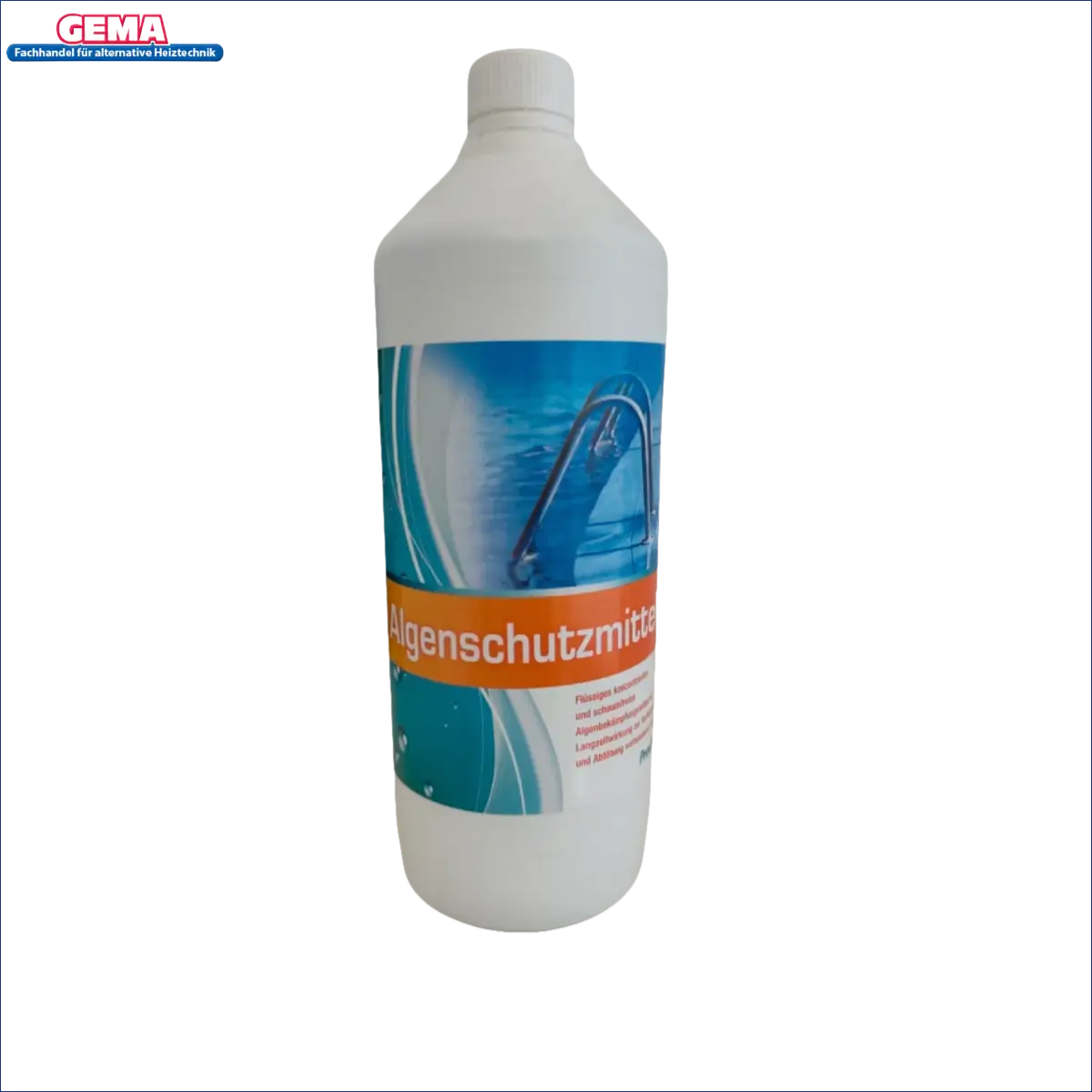 Algenschutzmittel flüssig 🧪 1L für sauberes Poolwasser 💦 – effektiver Schutz gegen Algen.