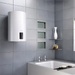 Ariston LYDOS ECO Warmwasserspeicher in modernem Badezimmer 🛁, elegant und umweltbewusst 🌱, optimale Warmwasserversorgung.