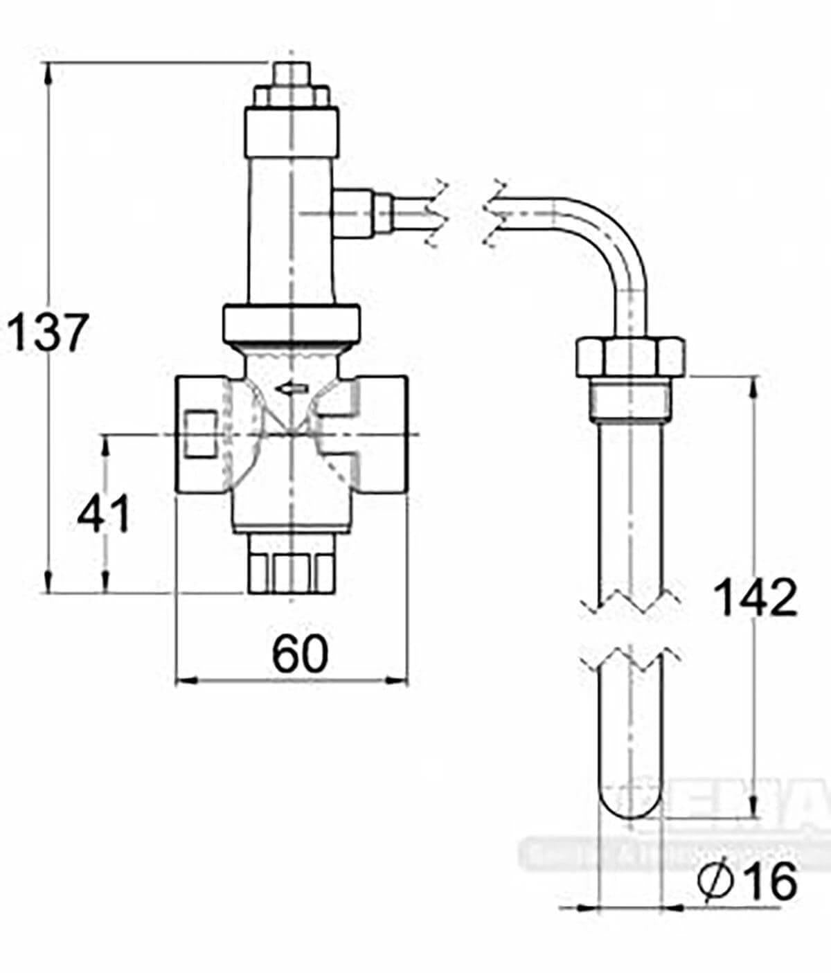 Thermische Ablaufsicherung ¾".