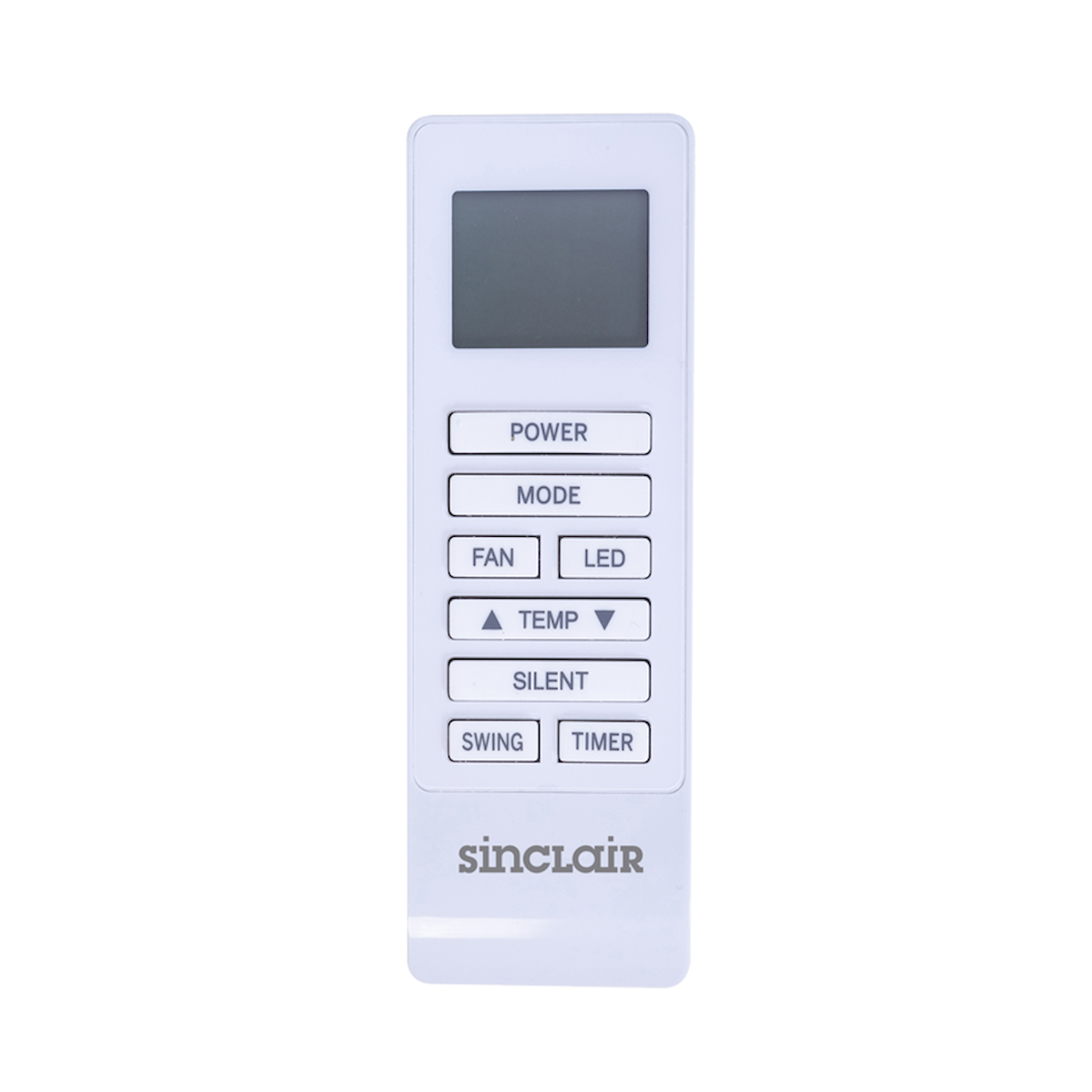 Weiße Klimaanlagen-Fernbedienung für Sinclair ASM-12BI Monoblock mit R32
