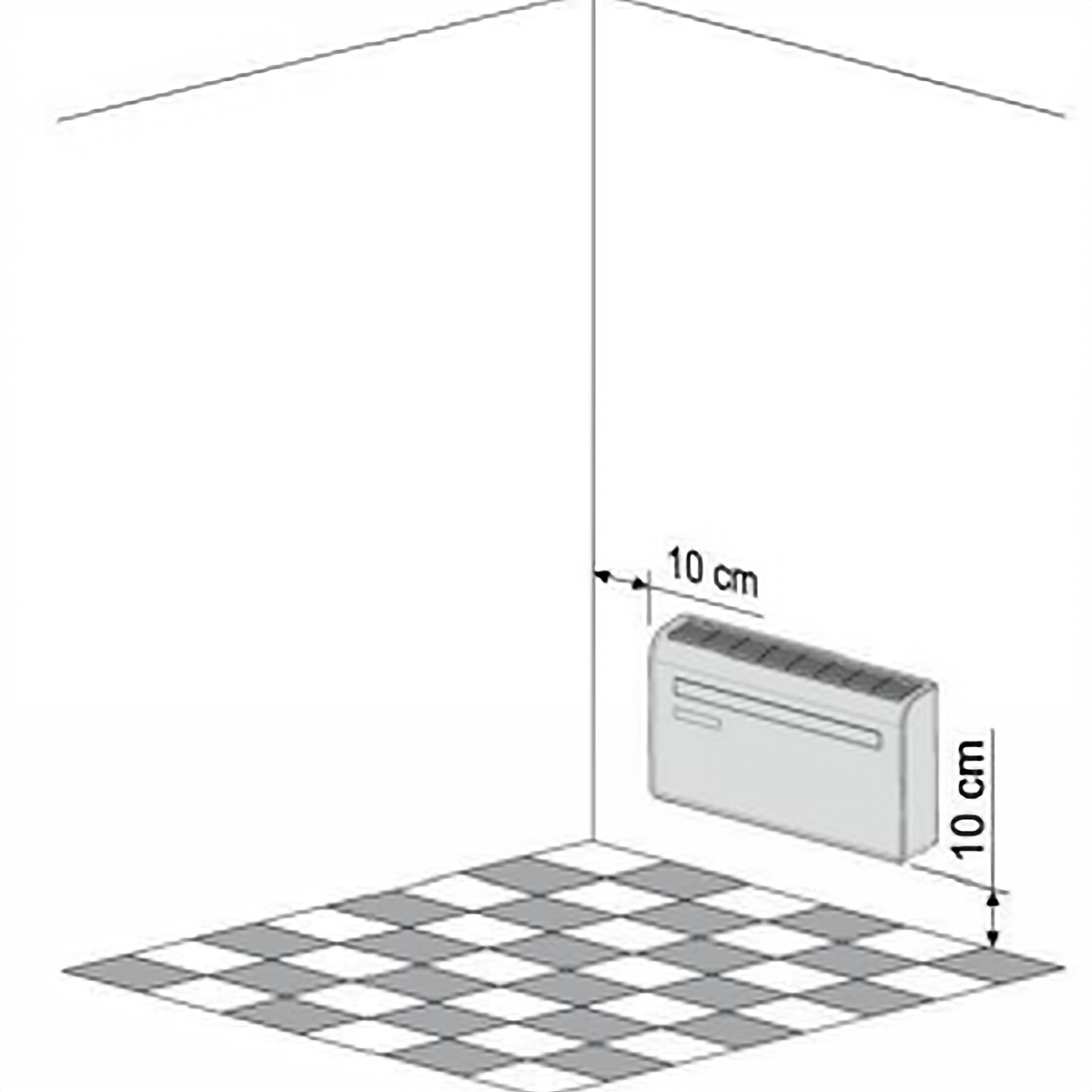 Wandmontierte Klimaanlage Monoblock ASM-12BI Sinclair mit R32 für effiziente Kühlung