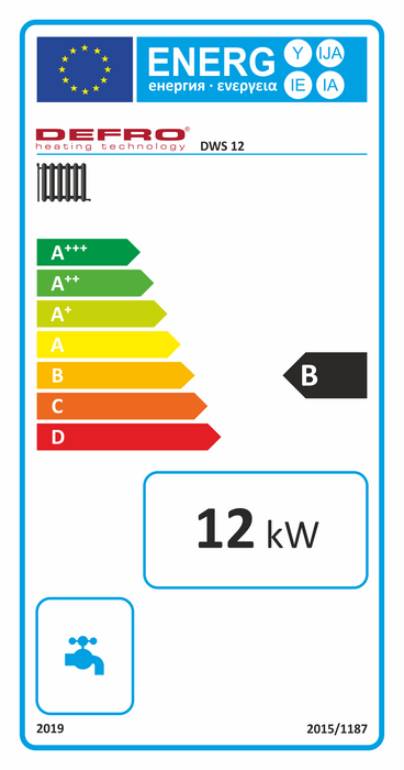 Festbrennstoffkessel | Kohle | Scheitholz Naturzug Defro DWS 12 kW - GEMA Shop