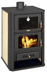 Poêle à bois à réservoir d'eau avec compartiment de cuisson Prity FGW15 - 19,8 kW