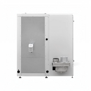 GEMA Shop HKS Lazar InterFire 11 Caz automat pe peleti în gri, cu putere de 12 kW și evacuare automată a cenușii