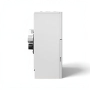 GEMA Shop HKS Lazar SmartFire SF11 Standard Pelletkessel in weißer Seitenansicht für Zentralheizung