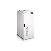GEMA Shop HKS Lazar SmartFire 11/45 Standard Pelletkessel in Weiß mit digitalem Display und 11 kW Leistung