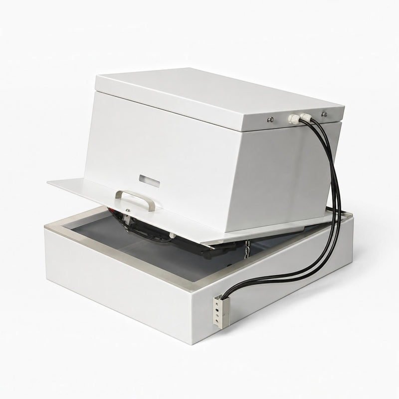 GEMA Shop HKS Lazar Vacum pneumatisches Pelletfördersystem in Weiß für SmartFire Pelletkessel