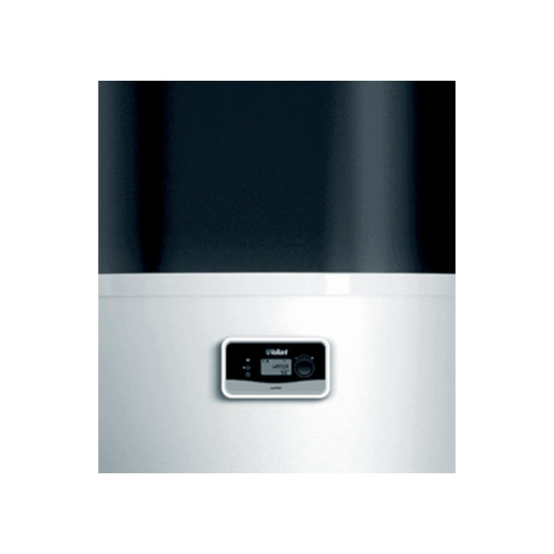 GEMA Shop Vaillant aroSTOR VWL BM 200/5 Trinkwasser-Wärmepumpe mit digitalem Display und weißem Gehäuse