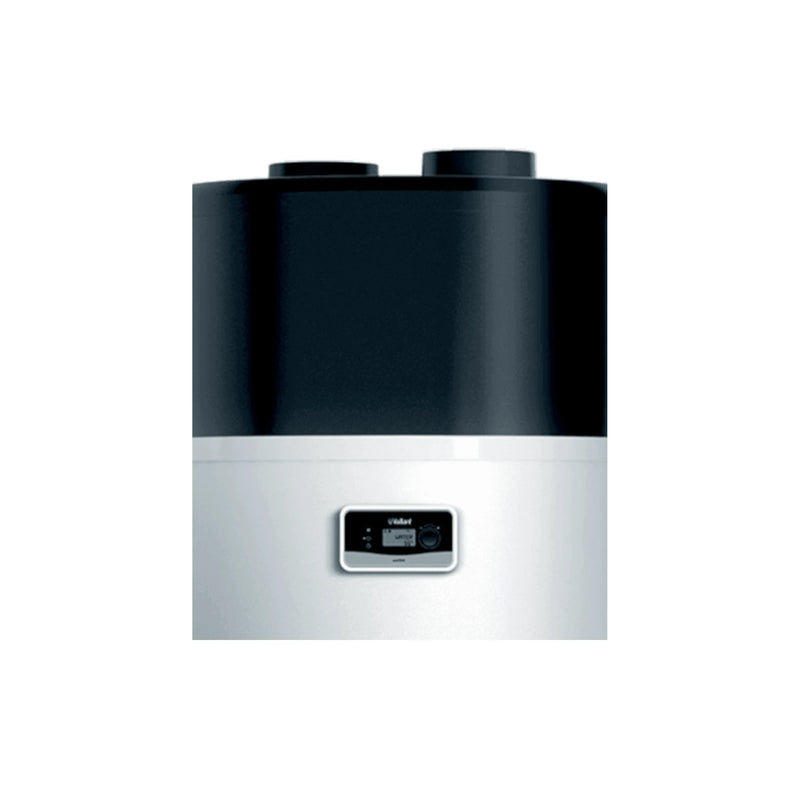 GEMA Shop Vaillant aroSTOR VWL B 270/5 Trinkwasser-Wärmepumpe mit weißem Gehäuse und schwarzem Kopfstück