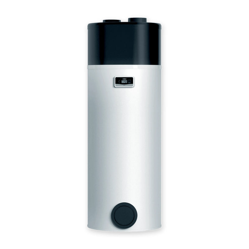 GEMA Shop Vaillant aroSTOR VWL B 200/5 Trinkwasser-Wärmepumpe in Weiß und Schwarz mit digitalem Display