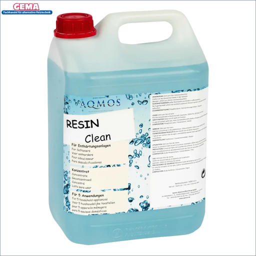 Blaues Resin-Reinigungslösung in Kunststoffbehälter für Ionenaustauscher-Reinigung
