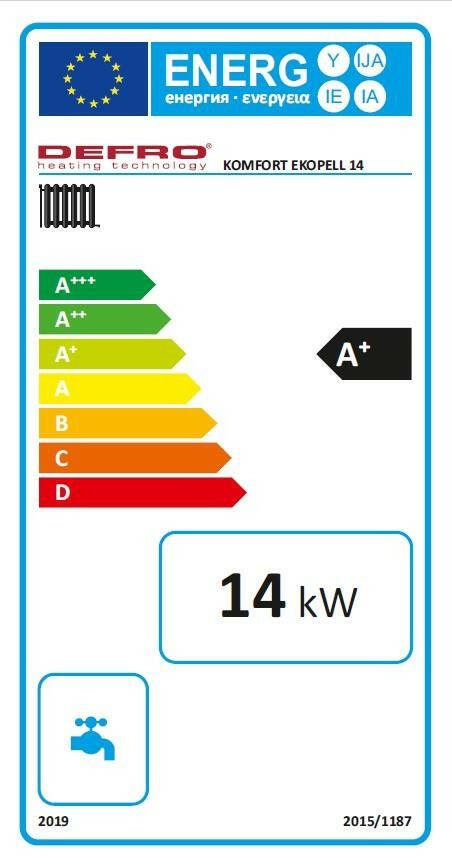 Kombi - Pelletkessel Defro Komfort Ekopell 14 kW für Pellet - / Holzbetrieb - GEMA Shop