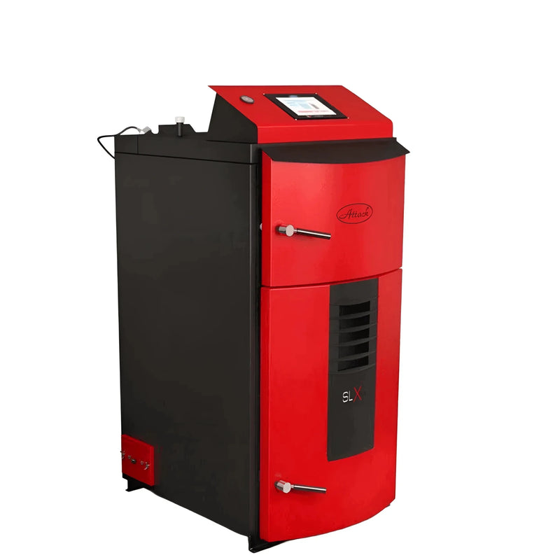 Komplettpakets koksnes gāzifikācijas katls Attack SLX Lambda Touch 35 kW ar bufertvertni - GEMA veikals