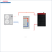 Schematische Darstellung des Heizsystems im Mini Wärmepumpenspeicher Wandspeicher 50 Liter