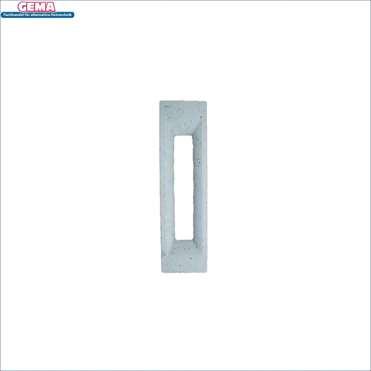 Original Defro Sekundärstein für Boiler-Zubehör mit rechteckigem Betonblock und Zentralöffnung