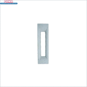 Original Defro Sekundärstein für Boiler-Zubehör mit rechteckigem Betonblock und Zentralöffnung