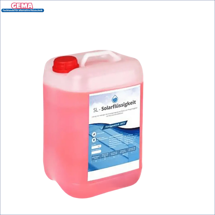 Pinkes Solarklarflaschen-Container für Pelletheizung Komplettpaket mit Thermoflux Pelling ECO 25