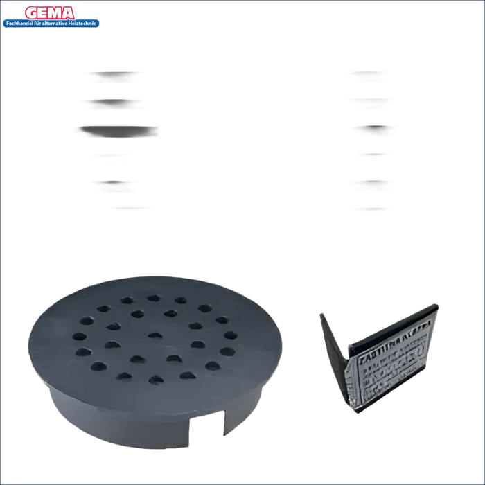 Drainagegitter-Komponenten für Pelletheizung Komplettpaket mit Thermoflux Pelling ECO 25