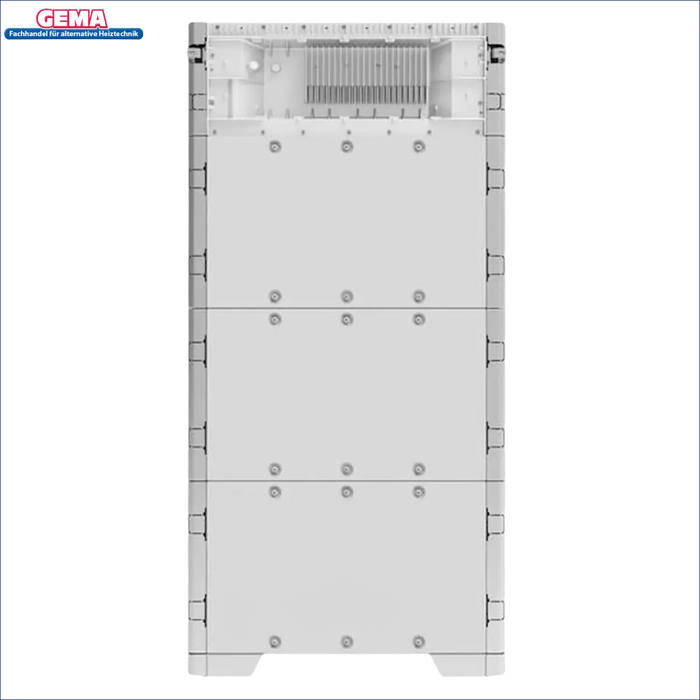 Weiße modulare Batteriespeicher für die PV-Anlage 8 kWp mit Trina Solarmodulen