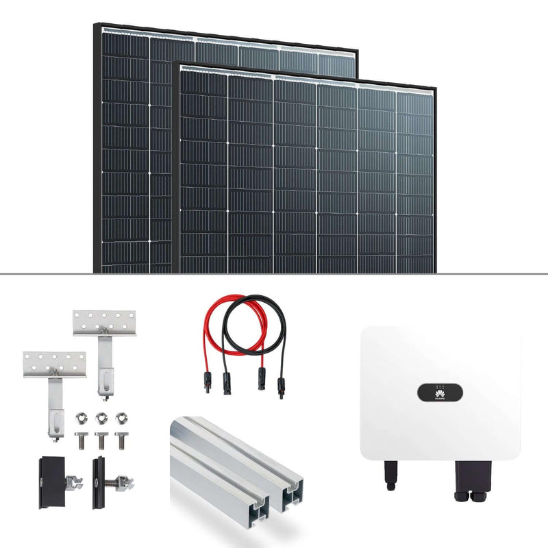 PV Komplettpaket Huawei 15KW Lutande takmontage Trina 435 Vertex S - GEMA Shop