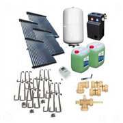 Solarpaket Röhrenkollektor HP22 Schrägdach 14,44 m² - GEMA Shop